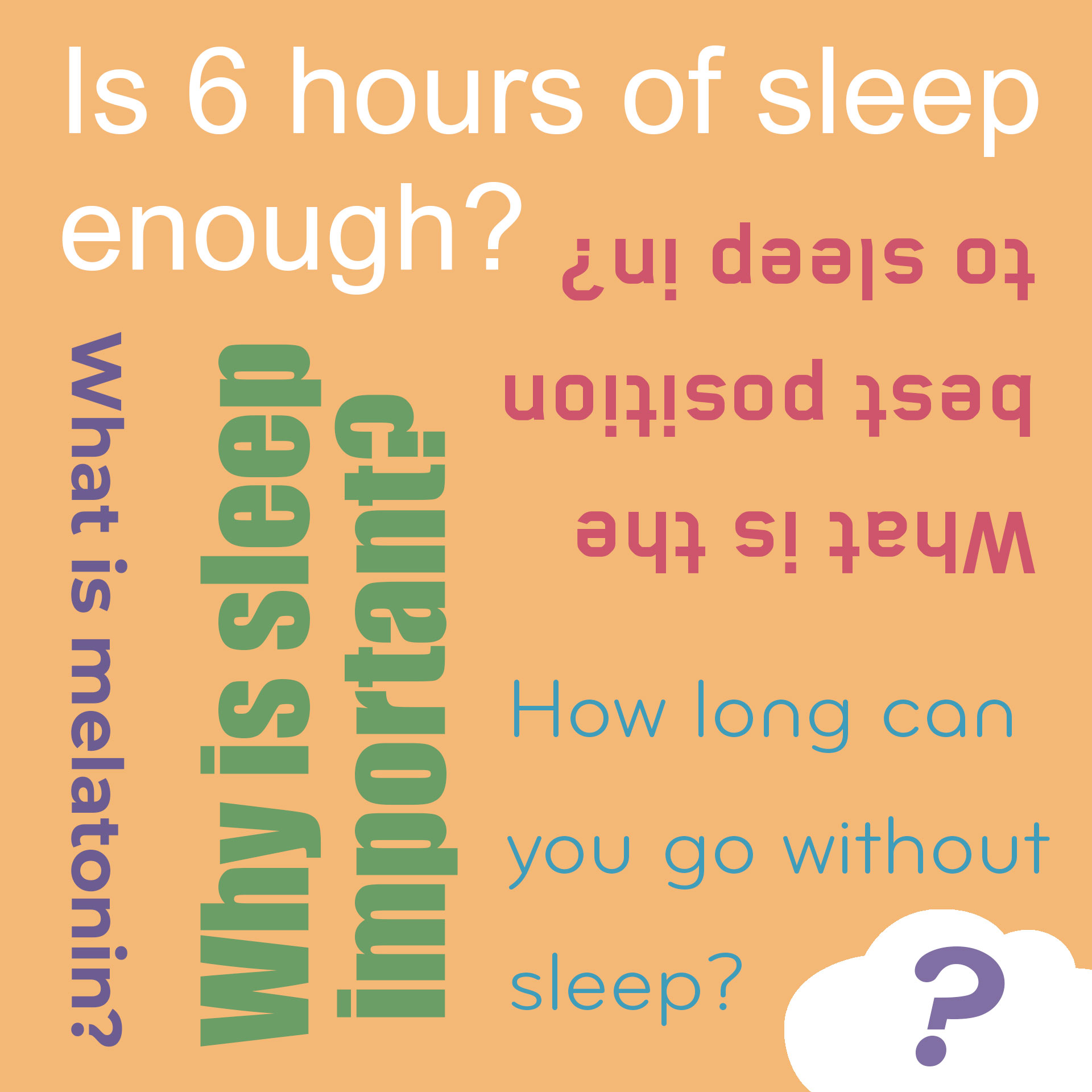 research questions about sleep