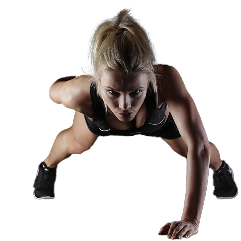 Woman doing exercises